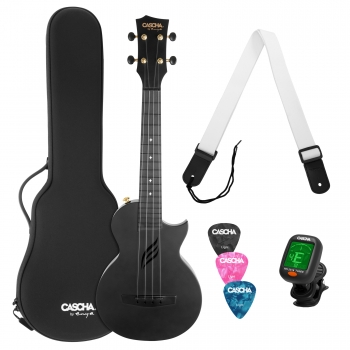 Cascha Carbon Fibre Ukulele Set